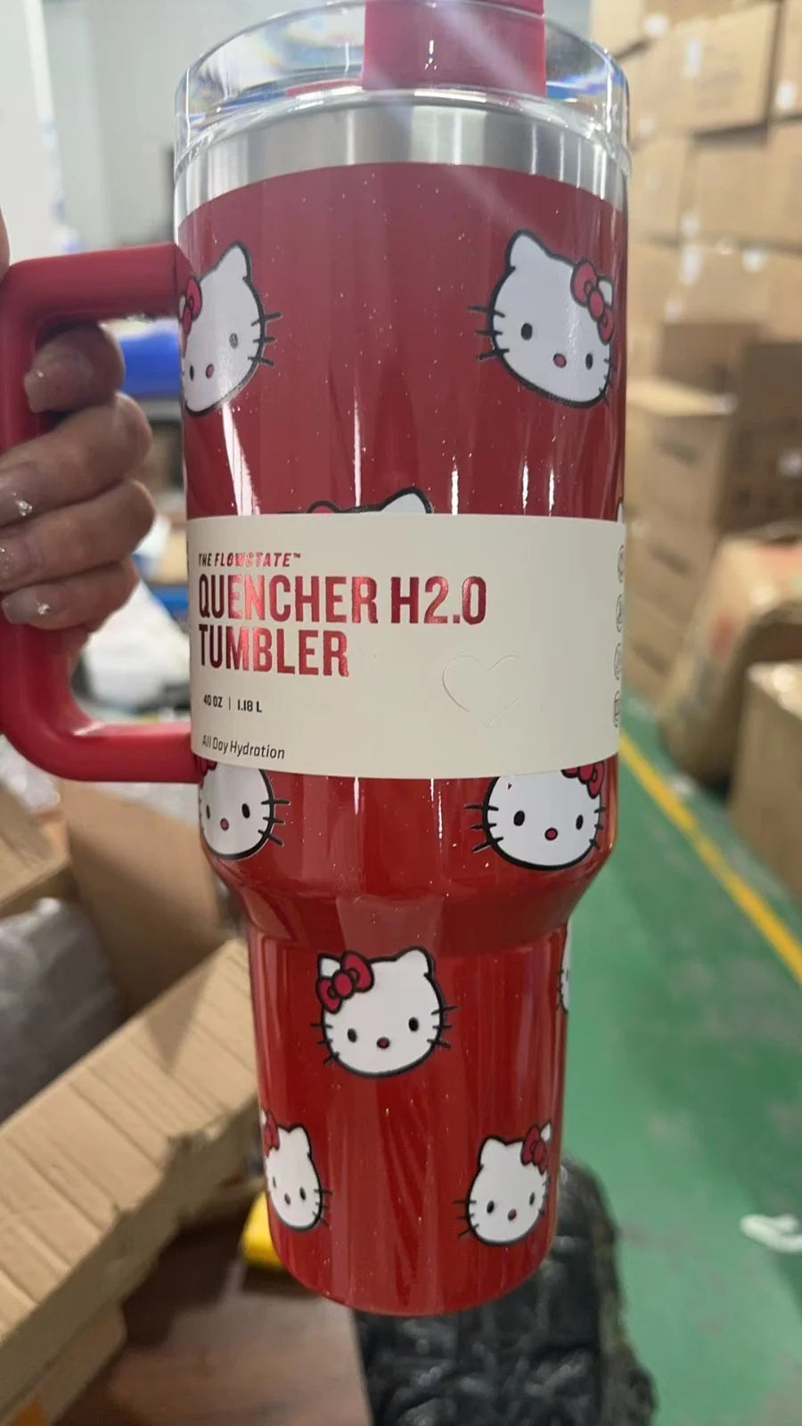 40oz Hello Kitty Stainless Steel Tumbler- customized