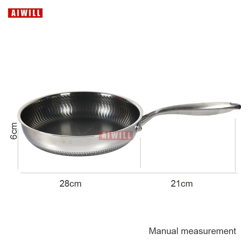 Steel Non-Stick Frying Pan